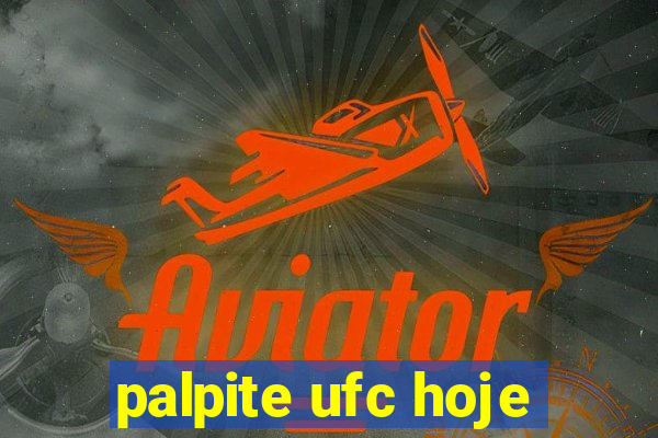 palpite ufc hoje